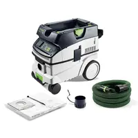 Прахосмукачка Festool за сухо и мокро почистване  1200 W, 230 V, 3900 л/мин, 26 л, клас H, Cleantec CTH 26 EI