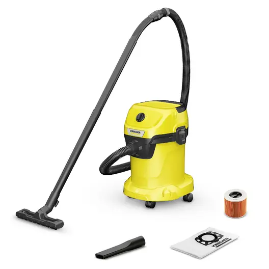 Прахосмукачка Karcher за сухо и мокро почистване  1000 W, 2100 л/мин, 17 л, WBS 3