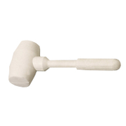 Чук гумен с пластмасова дръжка 1 кг, бял 153 - promo-pack - 154028