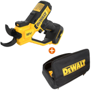 Акумулаторна лозарска ножица DeWALT    без батерия и зарядно, 18 V, ф 38 мм DCMPP568N + Чанта DeWALT за инструменти   470х100х230 мм, 10 кг, черна N184943 - promo-pack - 154891