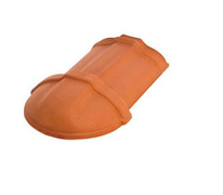 Капак за било Mladost керамичен краен  394х190 мм, червен - product - 156 BSK 213