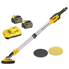 Шлайф орбитален за стени и тавани акумулаторен с 2 батерии и зарядно, 54 V, 2 Ah, ф 225 мм, 700-1200 об./мин DCE800T2