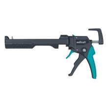 Пистолет Wolfcraft за силикон, акрили и лепила за картуш  0.31 л, пластмаса MG 550
