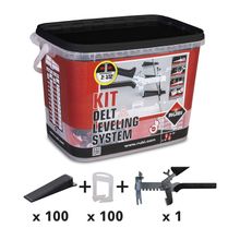 Система за нивелиране на плочки Rubi комплект   201 бр., за 2 мм Delta Level