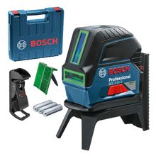 Комбиниран лазерен нивелир Bosch с 2 линии и 2 точки   15 м, 0.3 мм/м GCL 2-15 G