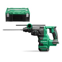 Акумулаторен перфоратор HiKOKI - Hitachi с безчетков двигател   без батерия и зарядно, SDS-plus, 18 V, 3.2 J, 0-4300 уд./мин DH1826DA