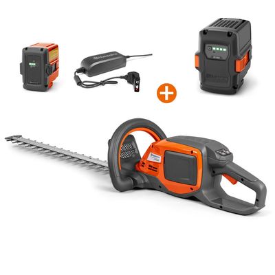 Храсторез Husqvarna акумулаторен   с 1 батерия и зарядно, 36 V, 2 Ah, 450 мм, 215iHD45 + Акумулаторна батерия Li-Ion 36 V, 4 Ah, 40-B140