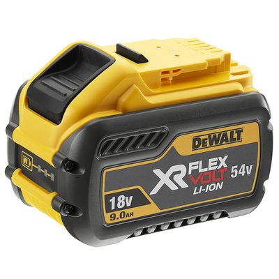 Акумулаторна батерия DeWALT Li-Ion за електроинструменти   54/18 V, 3/9 Ah, DCB547