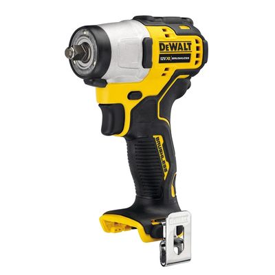 Акумулаторен ударен гайковерт DeWALT с безчетков двигател   без батерия и зарядно, 12 V, 168 Nm, квадрат, 3/8