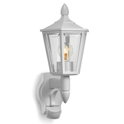 Лампа Steinel фасадна  със сензор 60 W, E27, бяла, 230 V L 15
