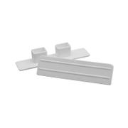 Тапа Karpol за корниз двуканален крайна  бяла, 2 бр. - product - 172 KLF 237