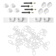 Кука Karpol за корниз двуканален 400 см комплект бяла - product - 172 KLF 259