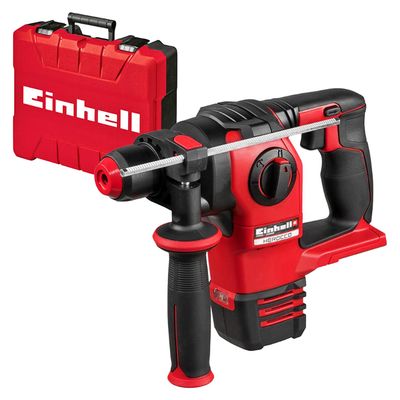 Акумулаторен перфоратор Einhell с колекторен двигател   без батерия и зарядно, SDS-plus, 18 V, 2.2 J, 0-5500 уд./мин, Herocco Solo