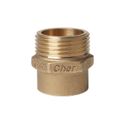 Муфа CherBros месингова с външна резба за запояване ф 22 мм х 1, 0910 - product - 173 VDG 058