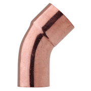 Дъга медна Frabo мъжко-женско за запояване  ф 35 мм, 45 °, RR5040 - product - 173 VDG 132