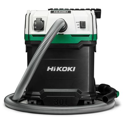 Прахосмукачка HiKOKI - Hitachi за сухо и мокро почистване   1200 W, 252 м3/ч, 30 л, клас L RP300YL