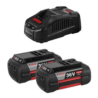 Акумулаторна батерия Bosch Li-Ion със зарядно у-во   36 V, 6 Ah, 2 бр., GAL 3680 CV