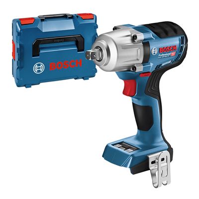 Акумулаторен ударен гайковерт Bosch с колекторен двигател   без батерия и зарядно, 18 V, 450 Nm, квадрат, 1/2