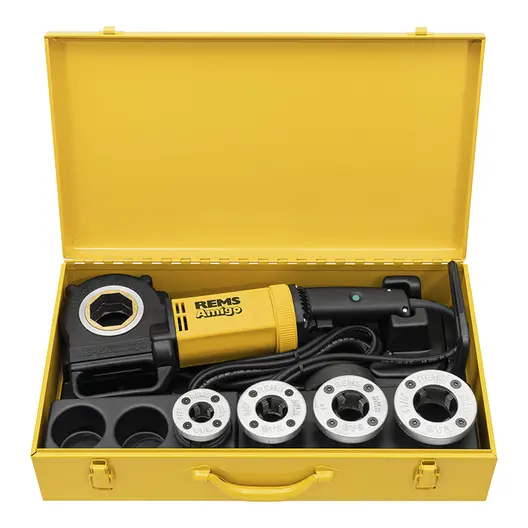 Електрическа винторезка REMS в комплект с глави   1200 W, 1/2" - 1 1/4 " Amigo Set
