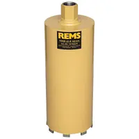 Боркорона за бетон и армиран бетон REMS с диамантени сегменти и резба UNC 1 1/4"   142x320 мм TDKB LS