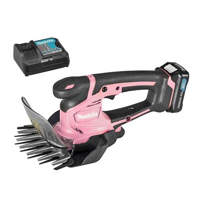 Акумулаторна ножица за трева Makita и храсти   с 1 батерия и зарядно, 12 V, 2 Ah, 160 мм, UM600DSAP