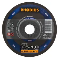 Диск карбофлексен за рязане Rhodius на метал   115 мм, 1 мм, 22.23 мм, XT77