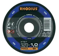 Диск карбофлексен за рязане Rhodius на метал   125 мм, 1 мм, 22.23 мм, XT67