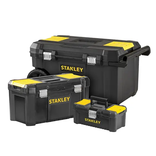 Пластмасов куфар Stanley за инструменти комплект   3 бр., 40/8/4 кг, STST1-81065