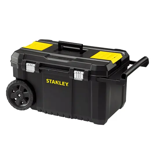 Куфар Stanley за инструменти пластмасов на колела  670x405x345 мм, 30 кг, черен, STST1-80150