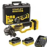 Акумулаторен ъглошлайф Stanley    с 2 батерии и зарядно, 18 V, 4 Ah, 125 мм, 8500 об./мин, FMC761M2