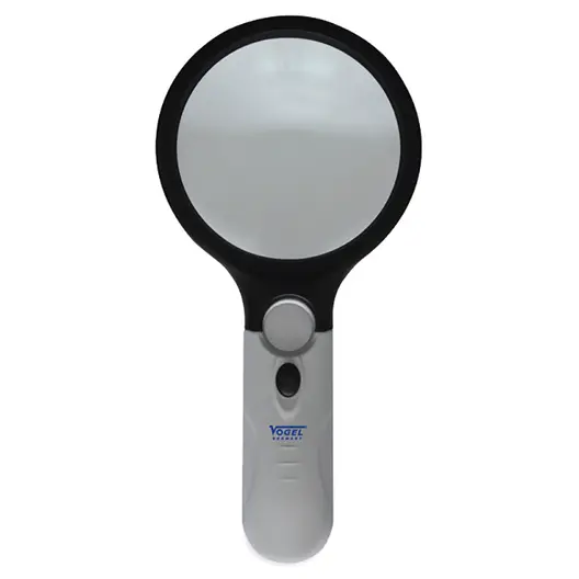 Ръчна лупа Vogel с LED осветление   2.5x, 90 мм, 600148