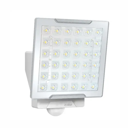 LED прожектор Steinel със сензор за движение   24.8 W, 230 V, 4000 K, бял, XLED PRO Square XL S