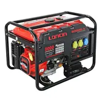 Бензинов генератор за ток Loncin монофазен с електростартер   6500 W, 12.2 к.с., 230 V, LC 8000-DA