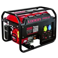Бензинов генератор за ток Loncin монофазен   2500 W, 5.5 к.с., 230 V, LC 3000-A