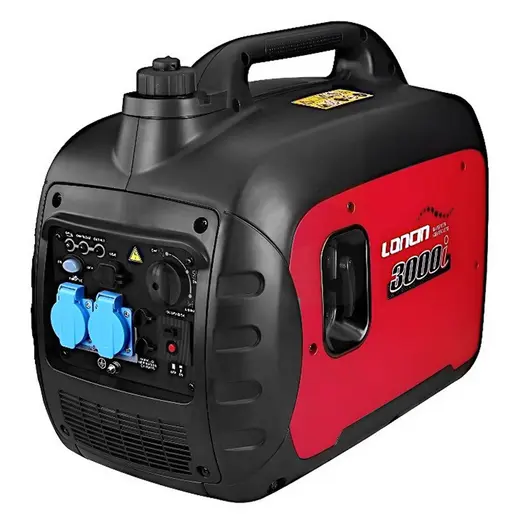 Бензинов генератор за ток Loncin монофазен инверторен обезшумен   2500 W, 4.4 к.с., 230 V, LC 3000i