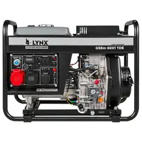 Дизелов генератор за ток LYNX Elektro Maschinen монофазен   5500 W, 16 A, 230 V, GSEm 6000 TDE