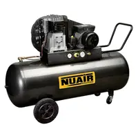 Електрически компресор с ремъчна предавка NUAIR    4 к.с., 200 л, 480 л/мин, 10 bar, B3800B/4T/200 TECH