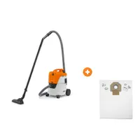 Прахосмукачка STIHL за сухо и мокро почистване 1400 W, 3600 л/мин, 20 л SE 62 с торбичка STIHL филтърна за прахосмукачка 20 л, текстил, SE61, SE61E, SE62, SE62E