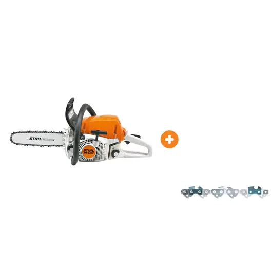 Бензинова резачка за дърва STIHL 2000 W, 35 см, 3/8 " MS 231 С-BE с верига STIHL за верижен трион 35 см, 3/8 ", 1.3 мм, 50 звена Picco Super