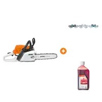 Бензинова резачка за дърва STIHL 2200 W, 40 см, 3/8 ", 1.3 мм MS 251 с верига STIHL за верижен трион 40 см, 3/8 ", 1.3 мм, 55 звена Picco Super и масло STIHL двутактово 1 л HP