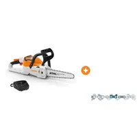 Акумулаторна резачка за дърва STIHL с 1 батерия и зарядно, 36 V, 5.2 Ah, 30 см, 1/4 " МSА 70 C-B с верига STIHL за верижен трион 30 см, 1/4 ", 1.1 мм, 64 звена Picco Micro Mini 3