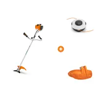 Моторна коса STIHL 2 kW, 2.7 к.с., 41.6 см3, 520 мм FS 261 с глава за тример с корда STIHL двуконечна полуавтоматична 170 мм, за корда 2.7-3.3 мм, FS 260, FS310, FS350, FS 360 C-E, FS 480 и FS 490 C-EM AutoCut 46-2 и предпазител STIHL за ръчна коса за глава с корда ф 520 мм, FS 361 C-EM, FS 411 C-EM, FS 461 C-EM, FS 491 C-EM