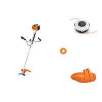 Моторна коса STIHL тип храсторез 1.7 kW, 2.3 к.с., 37.7 см3, 520 мм FS 361 C-EM с глава за тример с корда STIHL двуконечна полуавтоматична 170 мм, за корда 2.7-3.3 мм, FS 260, FS310, FS350, FS 360 C-E, FS 480 и FS 490 C-EM AutoCut 46-2 и предпазител STIHL за ръчна коса за глава с корда ф 520 мм, FS 361 C-EM, FS 411 C-EM, FS 461 C-EM, FS 491 C-EM