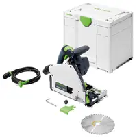 Ръчен потапящ се циркуляр Festool електрически   1500 W, ф 168 мм, 3000-6800 об./мин, TS 60 KEBQ-Plus