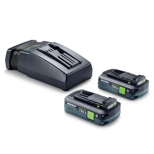 Акумулаторна батерия Festool Li-Ion със зарядно у-во   18 V, 4 Ah, 2 бр., 