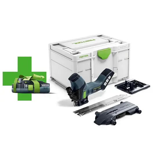 Трион Festool за изолационни материали  с подарък с 1 батерия без зарядно, 18 V, 4 Ah, 3000 хода/мин, ISC 240 EB-Basic-4.0