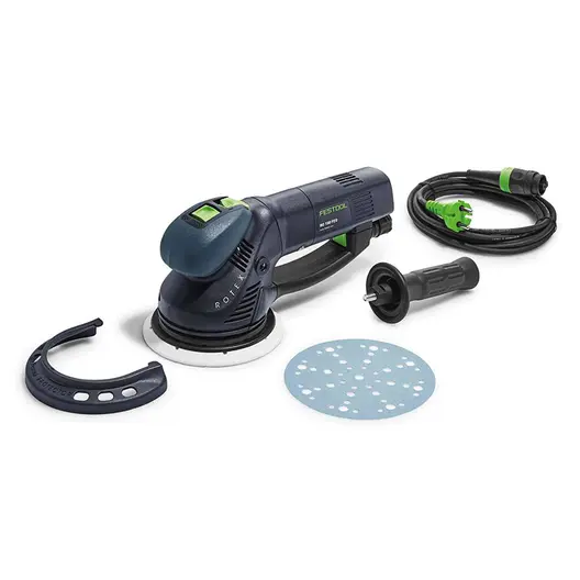 Електрически орбитален шлайф Festool с плавно регулиране   720 W, ф 150 мм, 3300-6800 об./мин, Rotex RO 150 FEQ