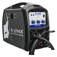 Апарат заваръчен LYNX Elektro Maschinen MIG/MAG и MMA с телоподаващо у-во   180 DC A, 230 V, 1.6-3.2 мм, 0.6-1 мм, 2.7 м, въглероден диоксид, WMEm MIG 180