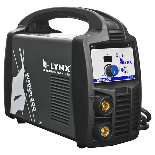 Електрожен LYNX Elektro Maschinen инверторен MMA с опция за TIG   200 DC A, 230 V, 1.6-5 мм, WMEm 200 Lynx