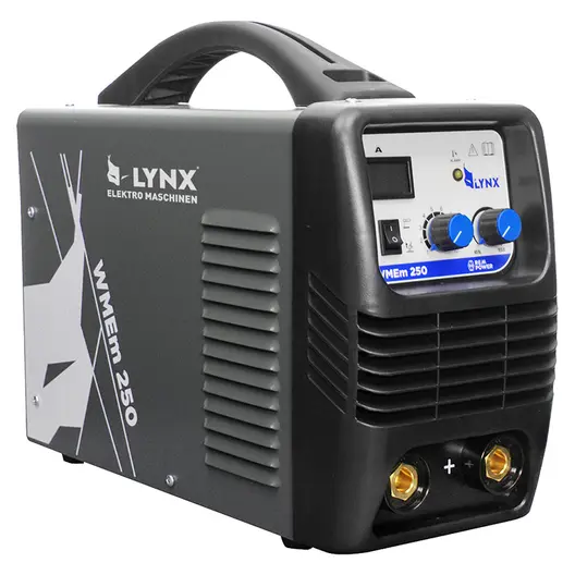 Електрожен LYNX Elektro Maschinen инверторен MMA с опция за TIG   250 DC A, 230 V, 1.6-5 мм, WMEm 250 Lynx
